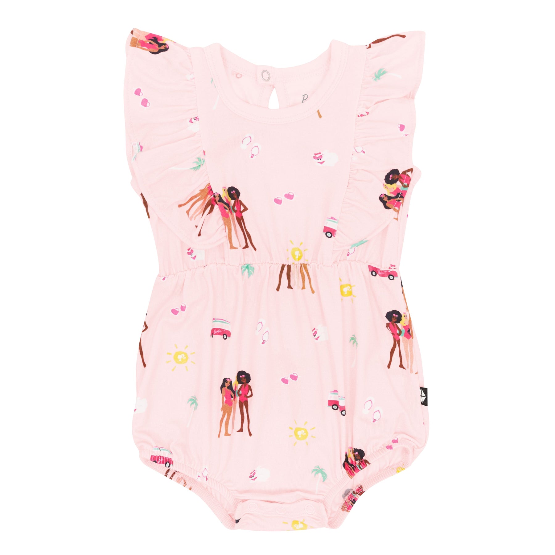 Bubble Romper in Barbie™ Beach