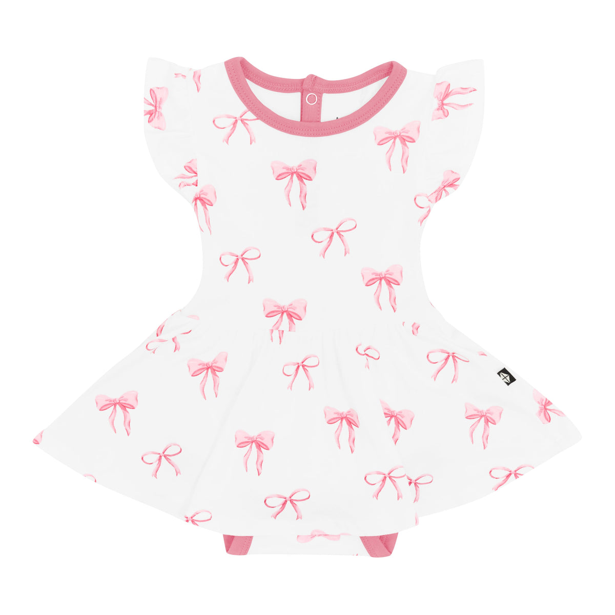Twirl Bodysuit Dress in Bow