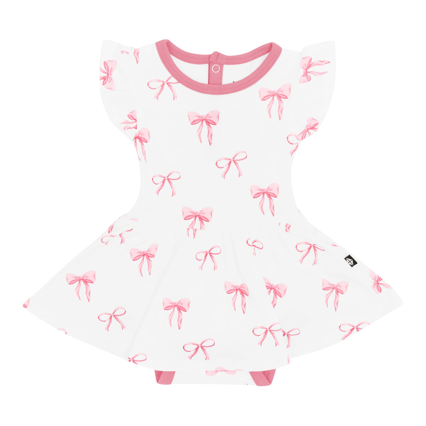 Twirl Bodysuit Dress in Bow