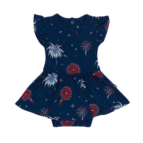 Twirl Bodysuit Dress in Celebration
