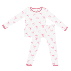 Long Sleeve Pajamas in Bow