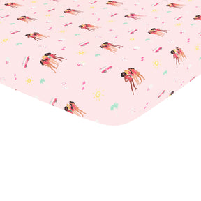 Twin Sheet in Barbie™ Beach