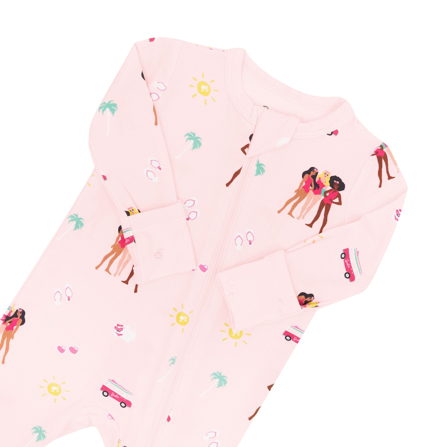 Zippered Romper in Barbie™ Beach