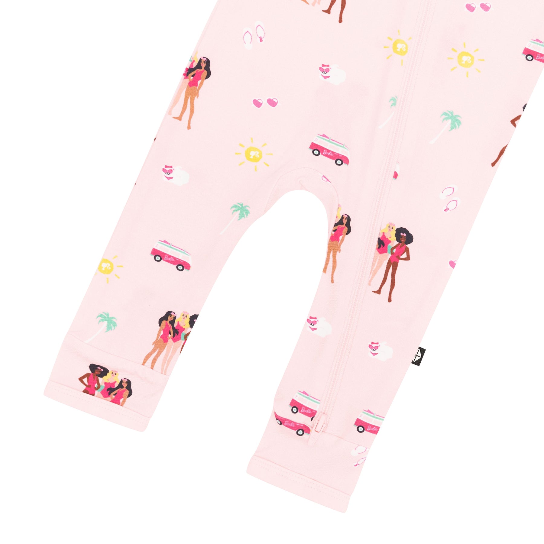 Zippered Romper in Barbie™ Beach