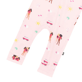 Zippered Romper in Barbie™ Beach