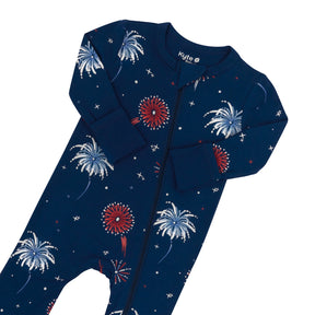 Zippered Romper in Celebration