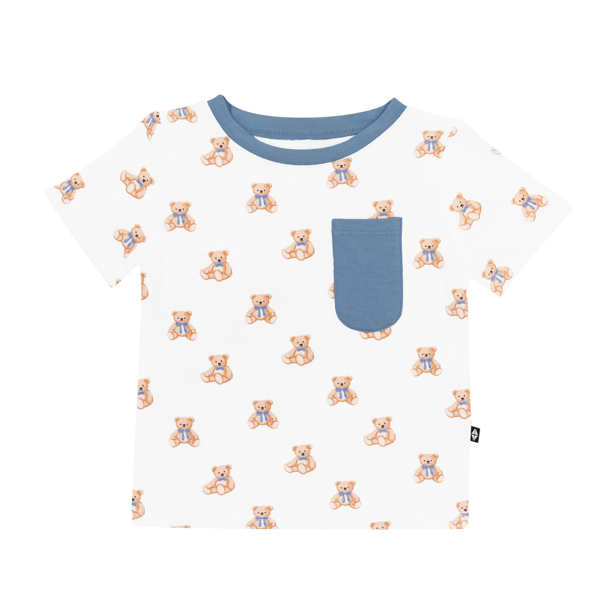 Toddler Crew Neck Tee in Teddy Bear
