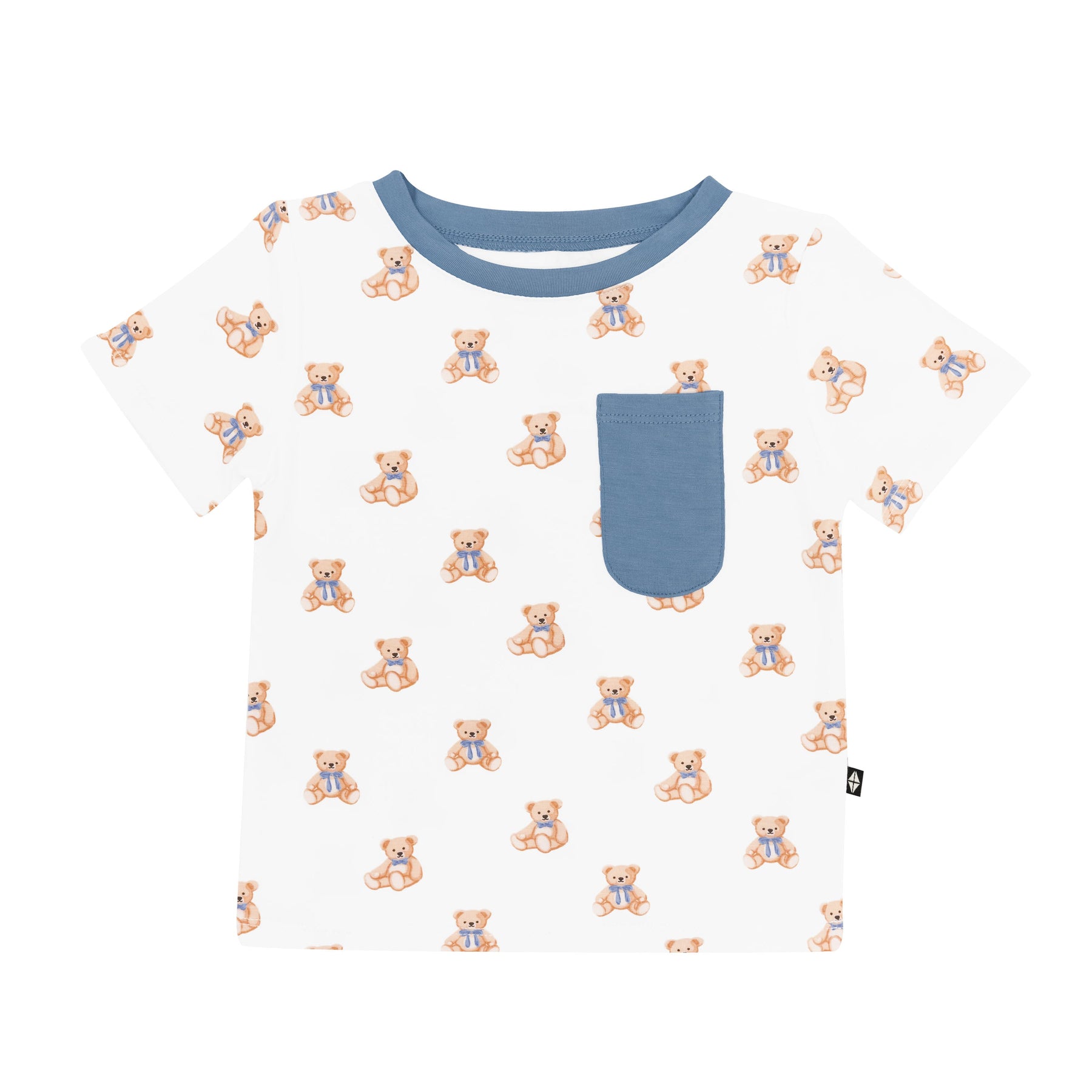 Toddler Crew Neck Tee in Teddy Bear