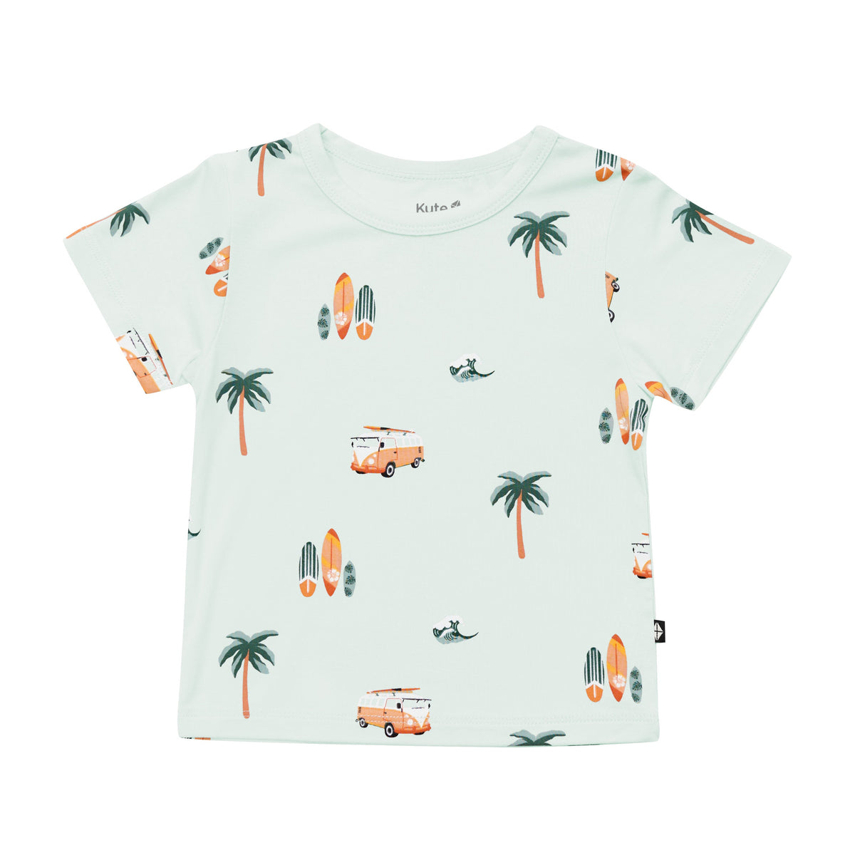 Toddler Basic Tee in Dew Surf