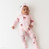 Zippered Footie in Barbie™ Beach