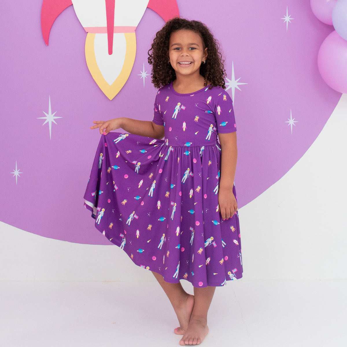 Twirl Dress in Barbie™ Astronaut