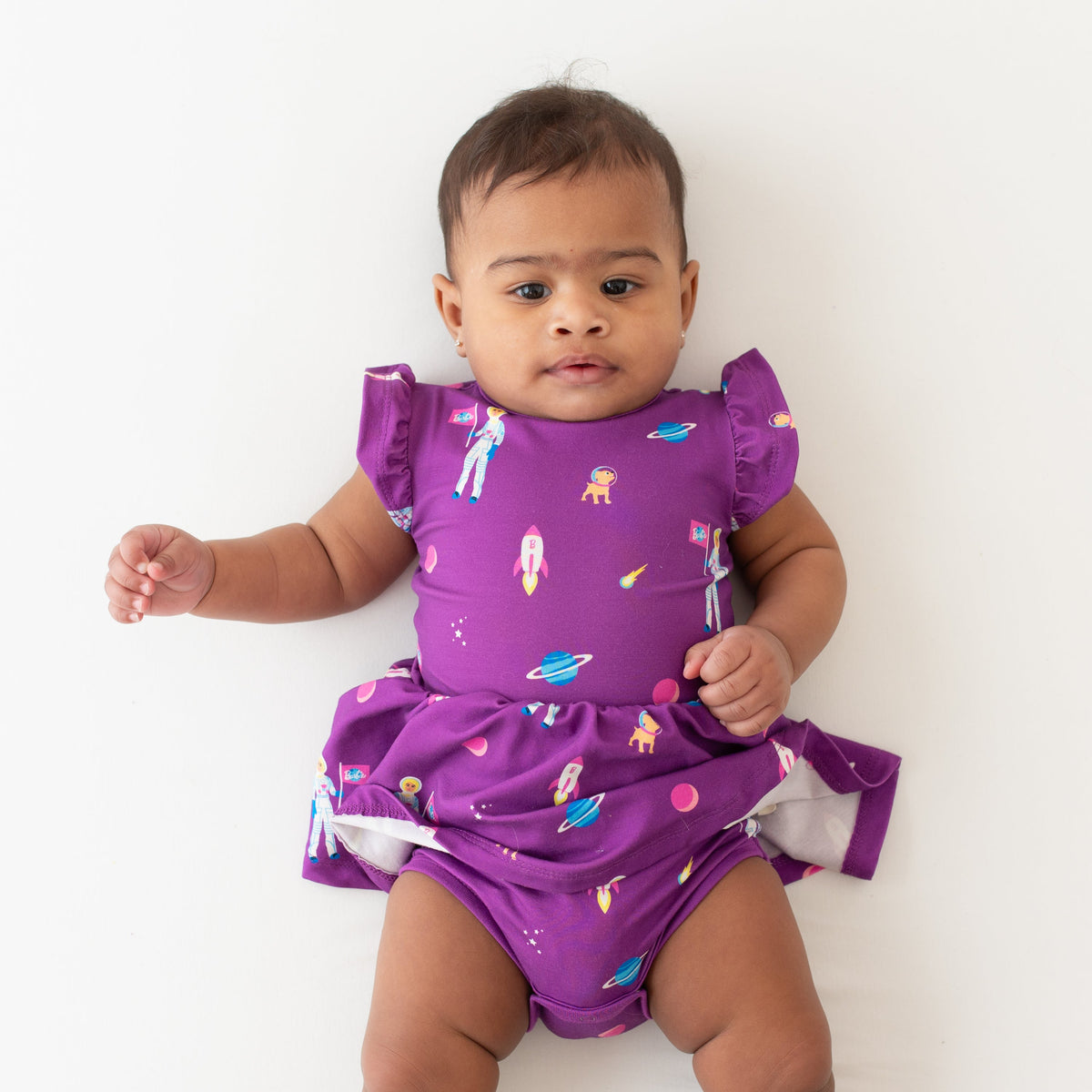 Twirl Bodysuit Dress in Barbie™ Astronaut