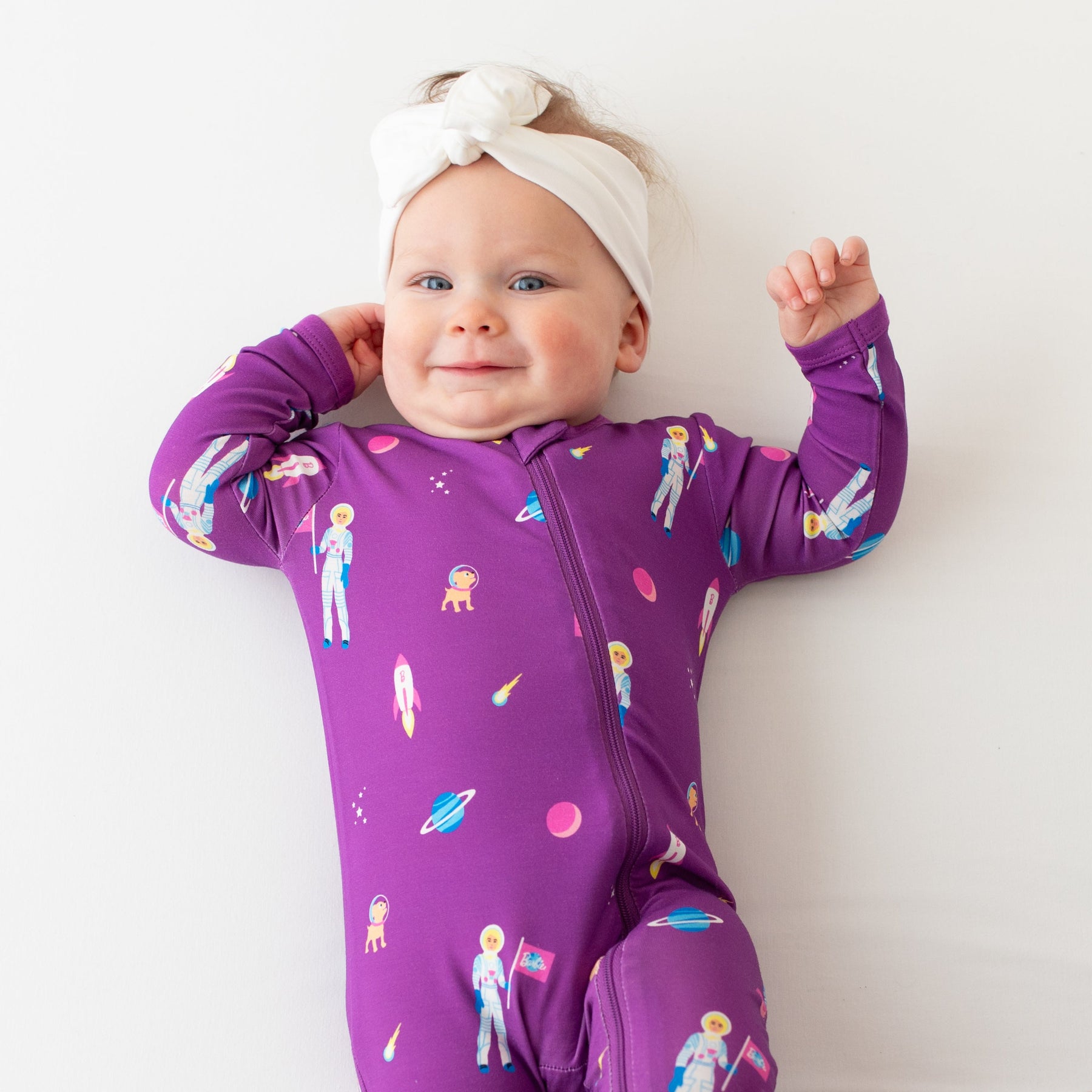 Zippered Footie in Barbie™ Astronaut