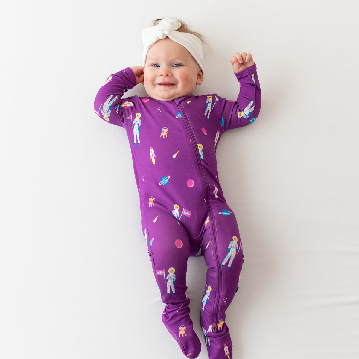 Zippered Footie in Barbie™ Astronaut