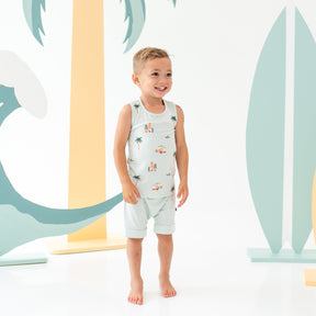 Toddler Tank Top in Dew Surf
