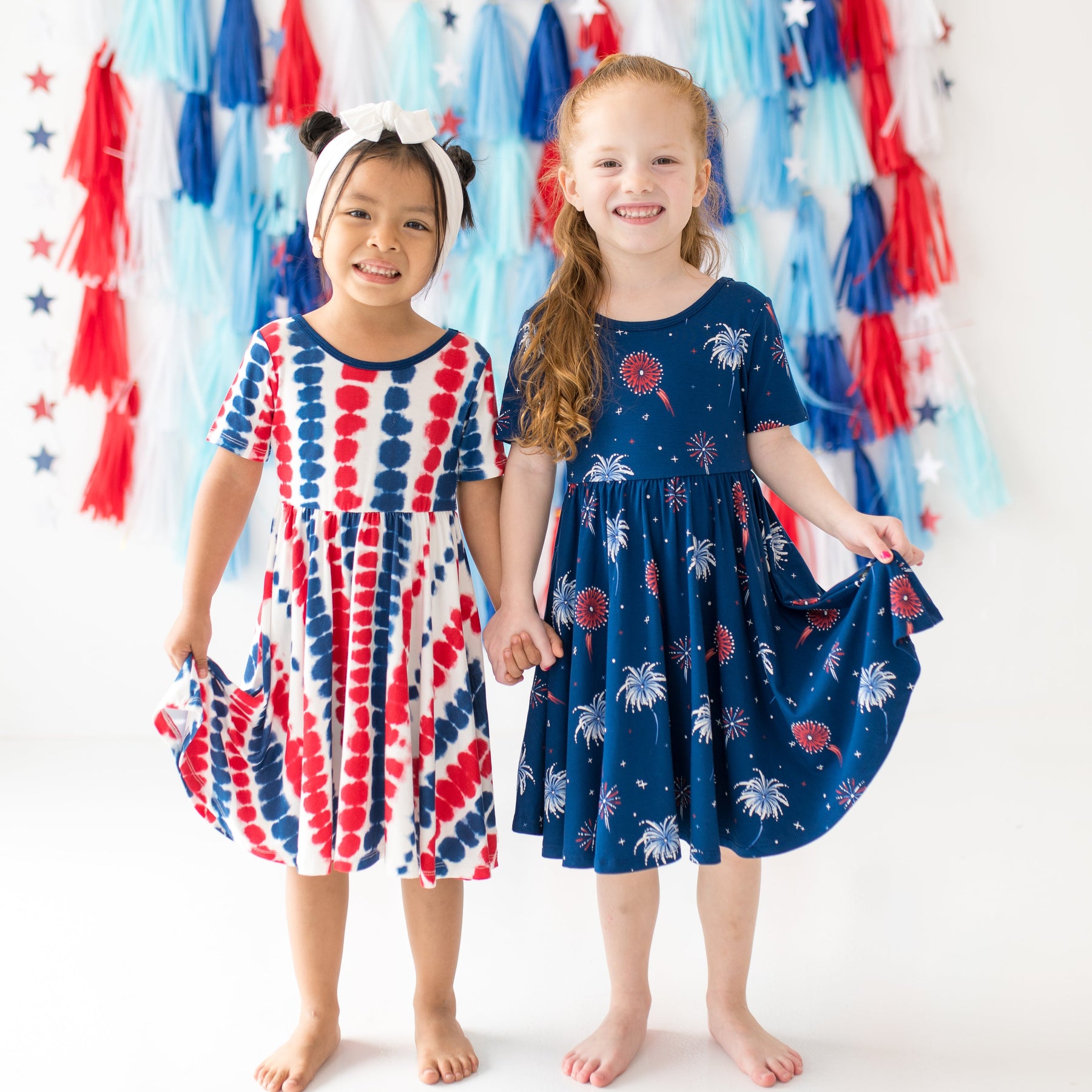 Twirl Dress in Liberty Rip Tide