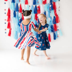 Twirl Dress in Liberty Rip Tide