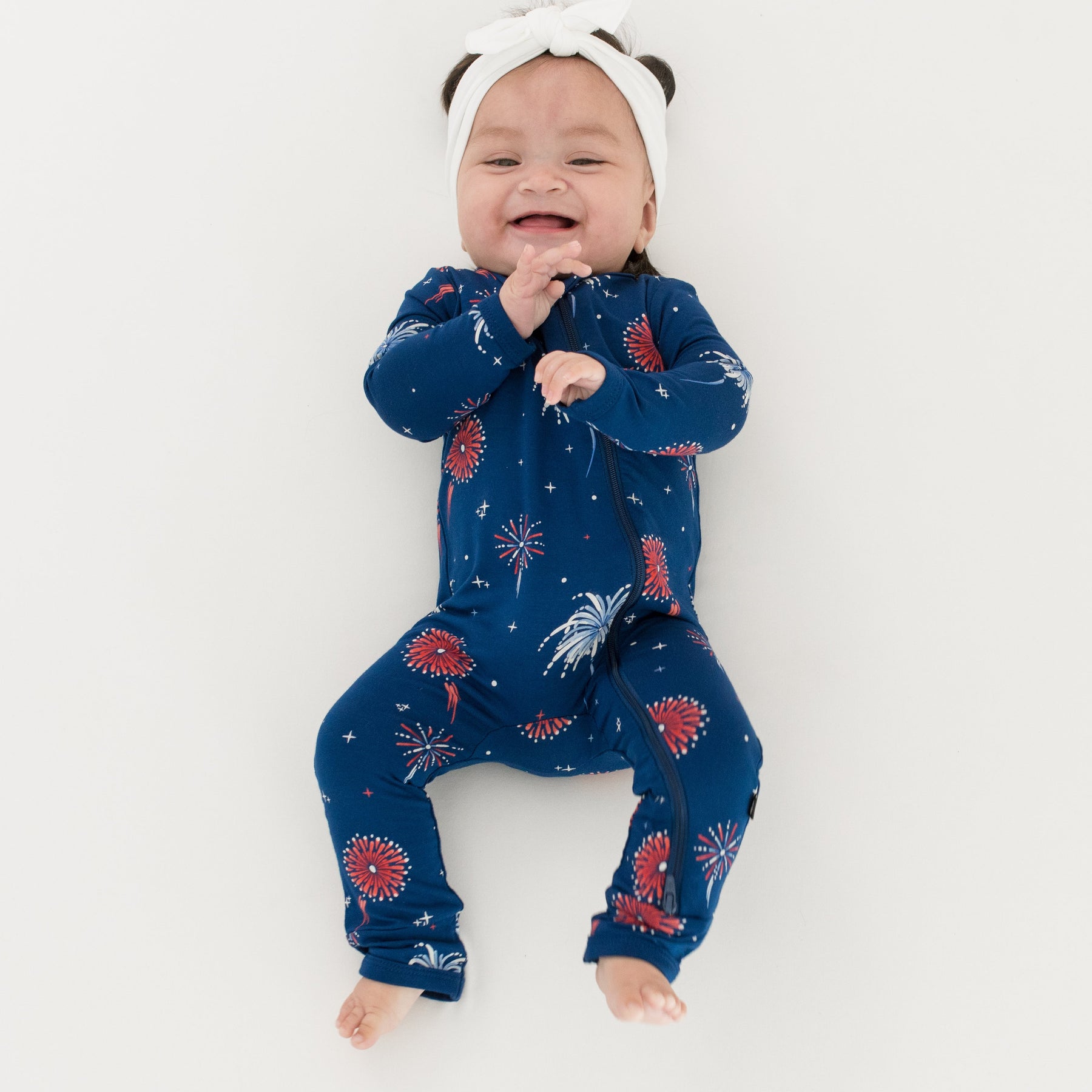 Zippered Romper in Celebration
