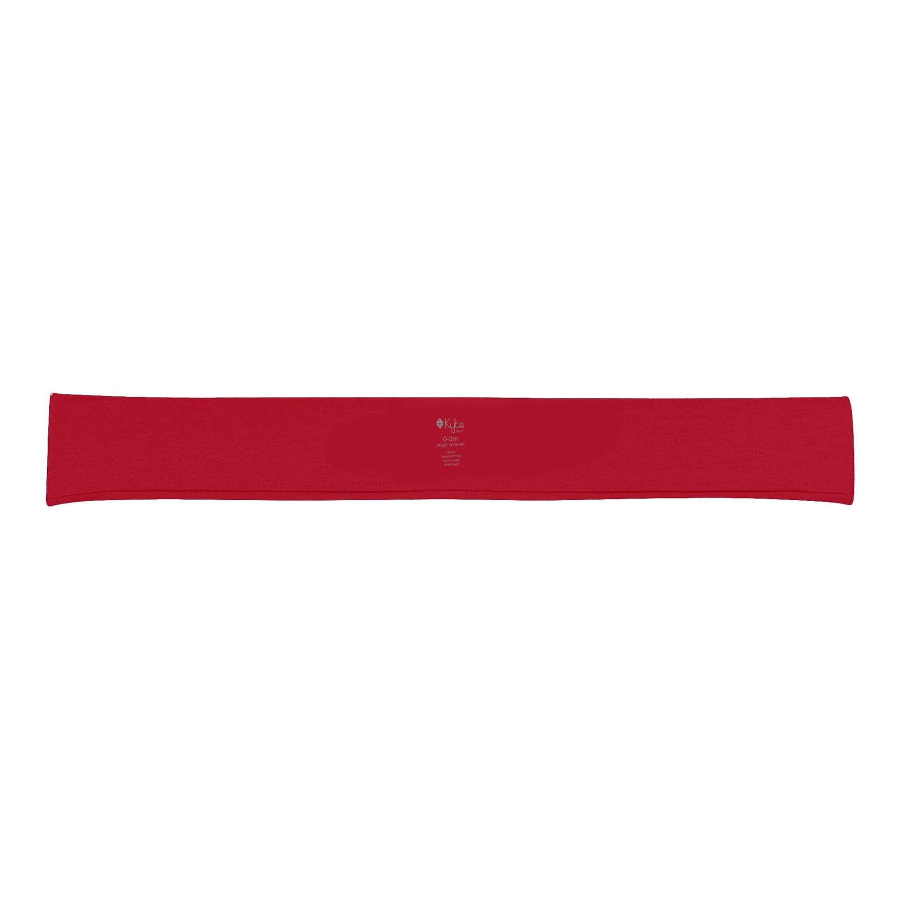 Knotted Bow Headband in Cardinal
