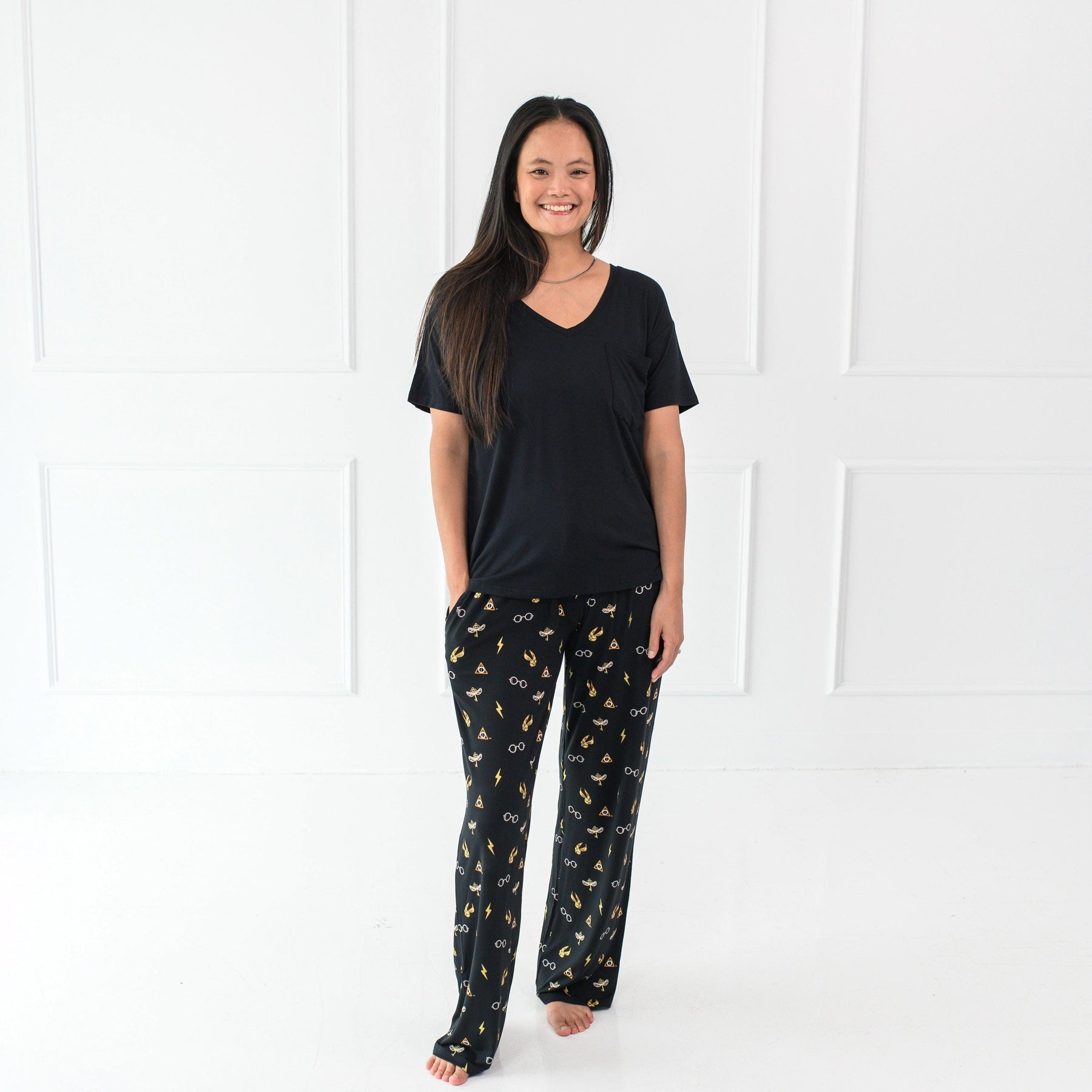 Women's Lounge Pants in Midnight Icon