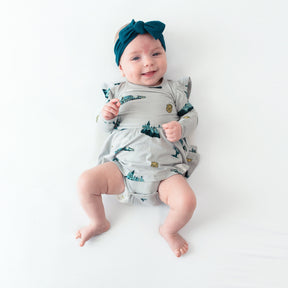 Long Sleeve Twirl Bodysuit Dress in Journey