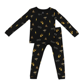 Long Sleeve Pajamas in Midnight Icon