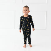 Long Sleeve Pajamas in Midnight Icon