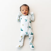 Zippered Footie in Journey