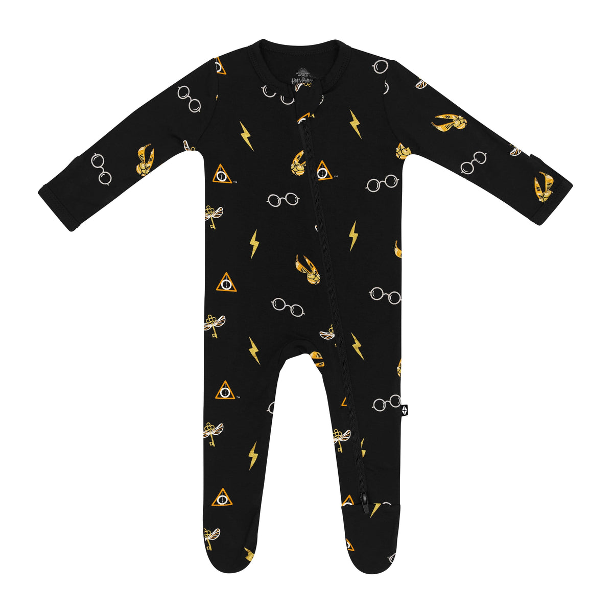 Zippered Footie in Midnight Icon