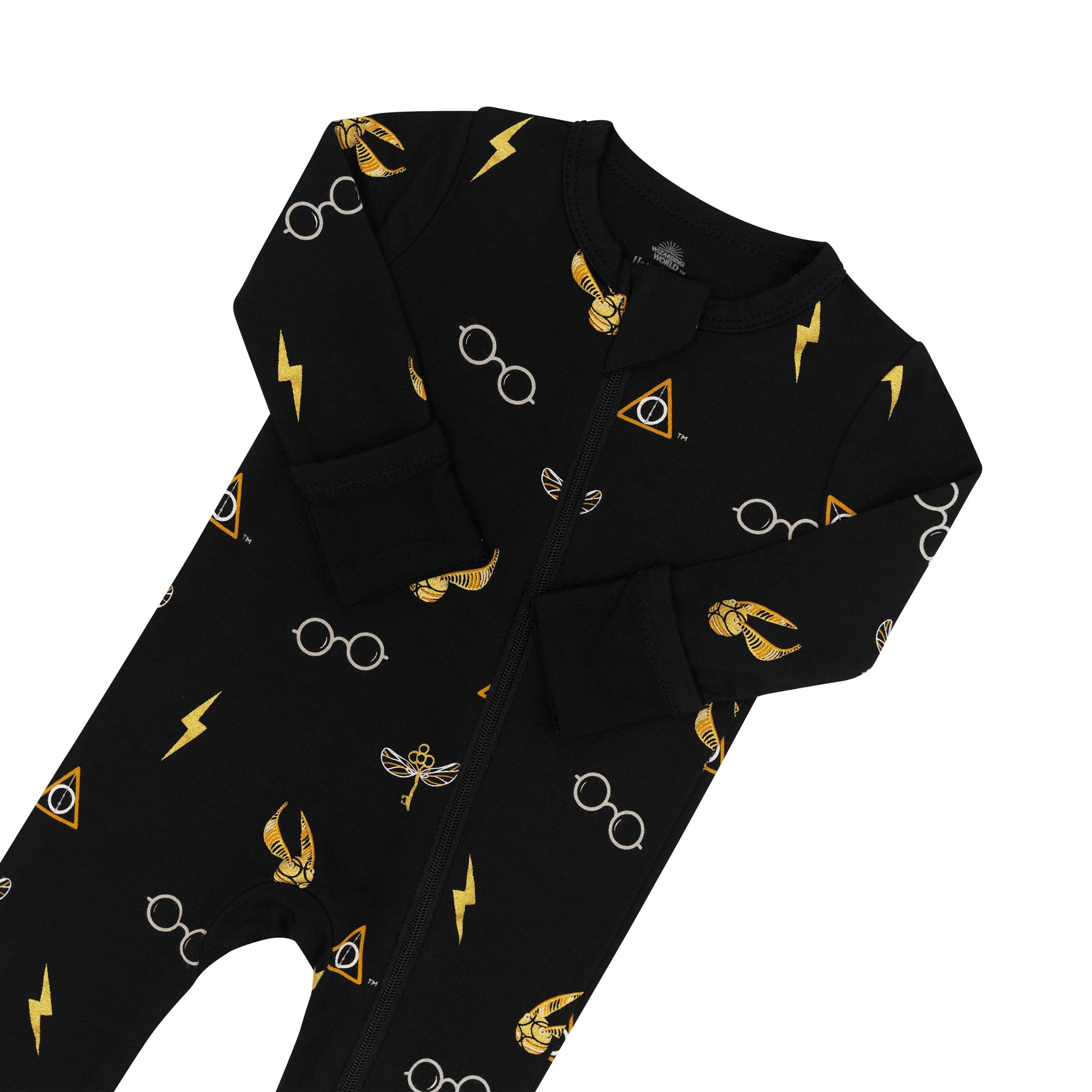 Zippered Romper in Midnight Icon