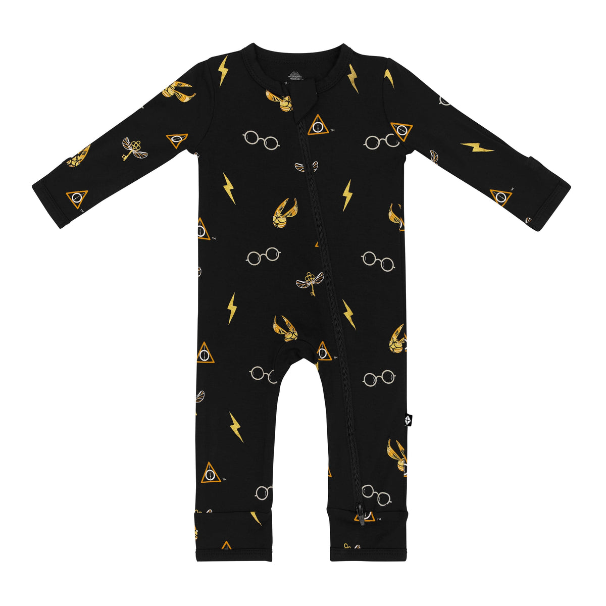 Zippered Romper in Midnight Icon